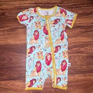 Little Loves & Co Lion King Shortie Bamboo Pajamas Unisex Baby 18/24 Months